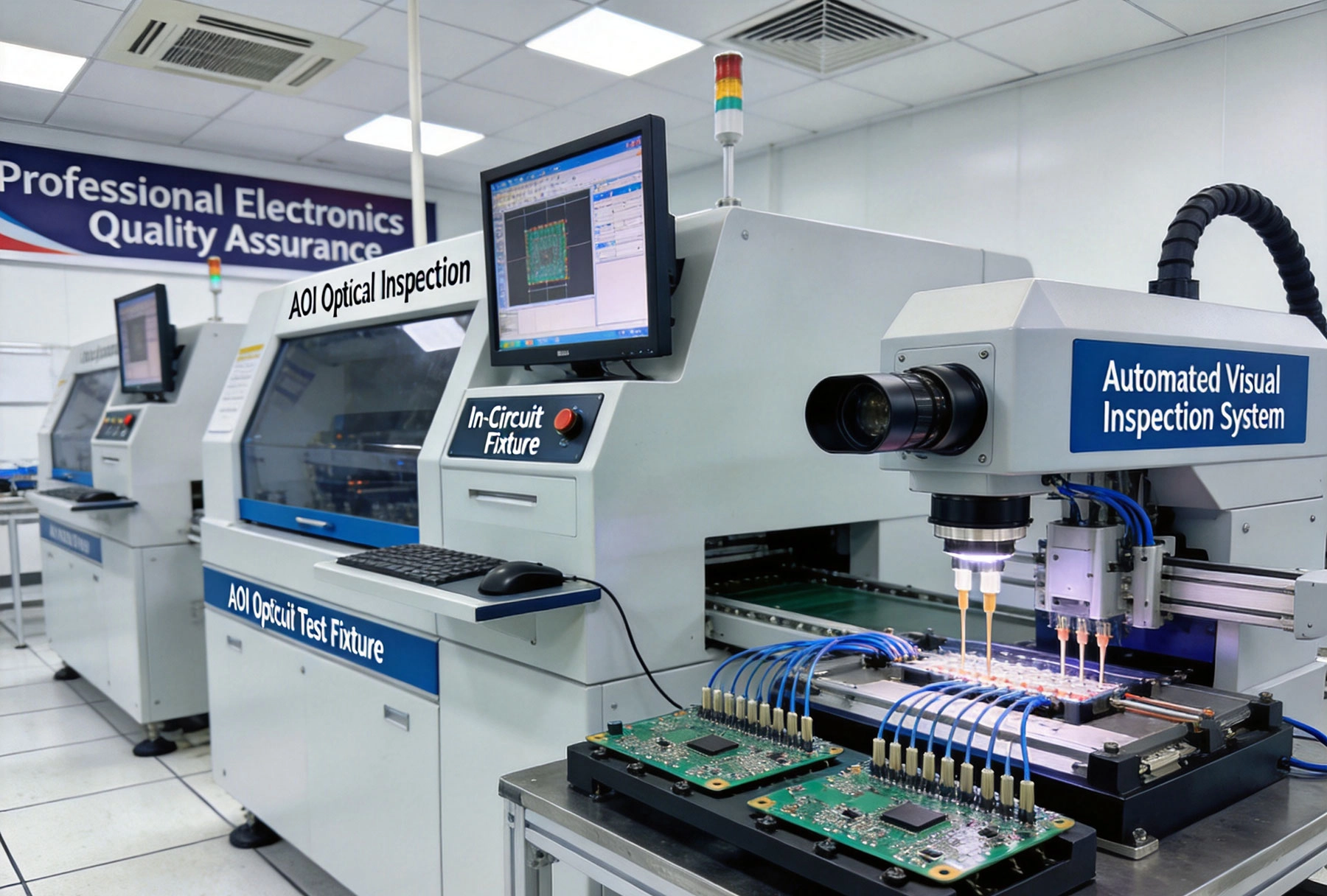 Essential Quality Control Tests for Industrial PCBs- ICT, FCT, and AOI