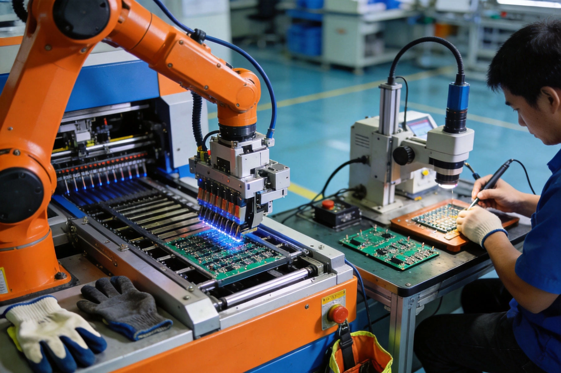 SMT vs. Through-Hole: Best Practices for Industrial PCBA