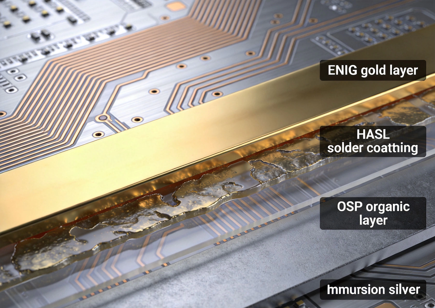 The Impact of Surface Finishes on Industrial PCB Fabrication Quality