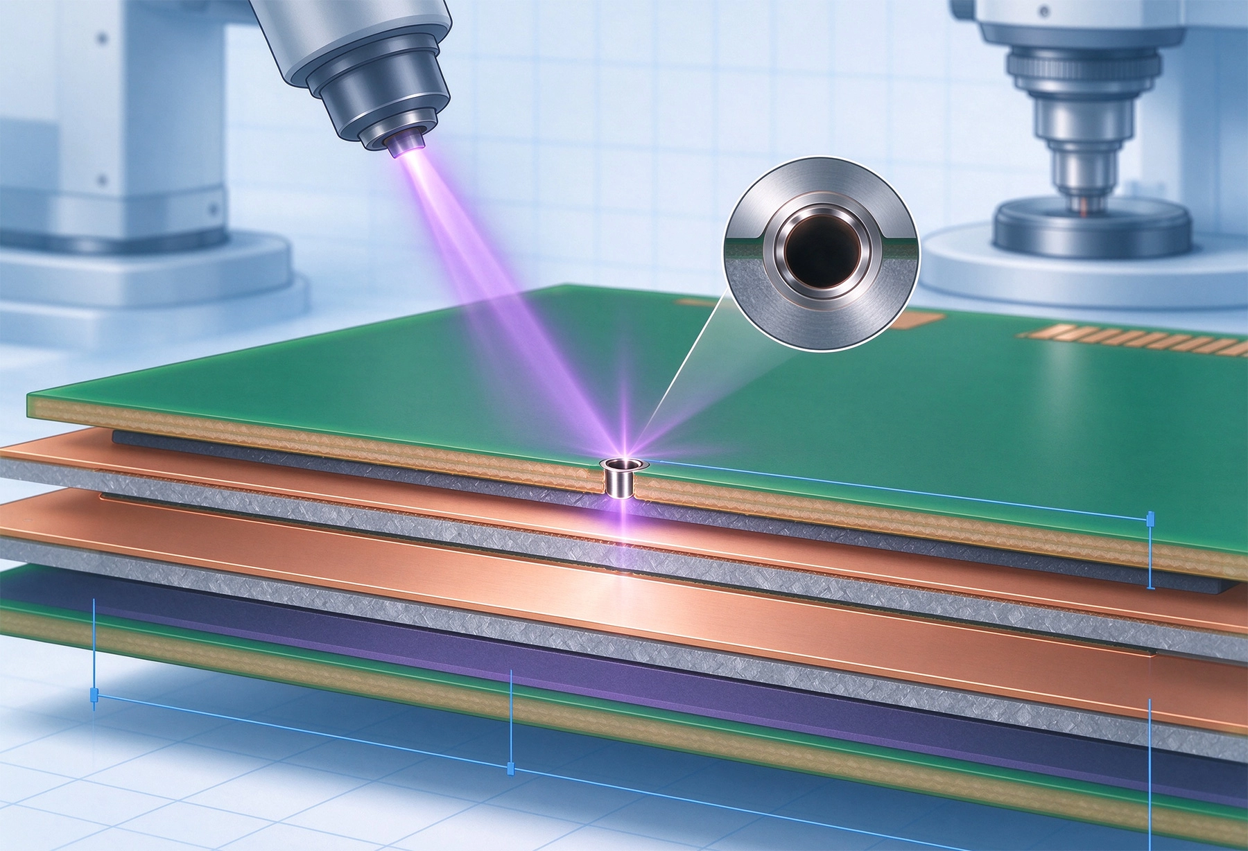 The Role of Laser Drilling in High-Precision Industrial PCB Fabrication