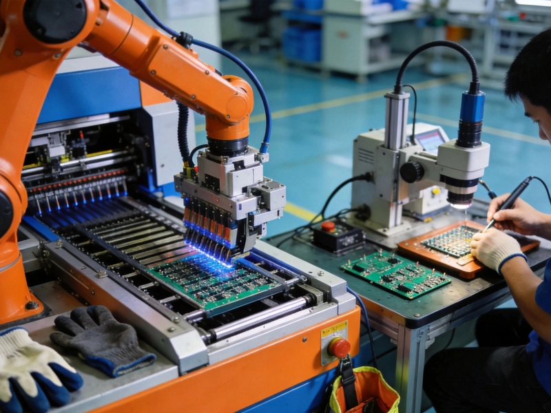 SMT vs. Through-Hole: Best Practices for Industrial PCBA