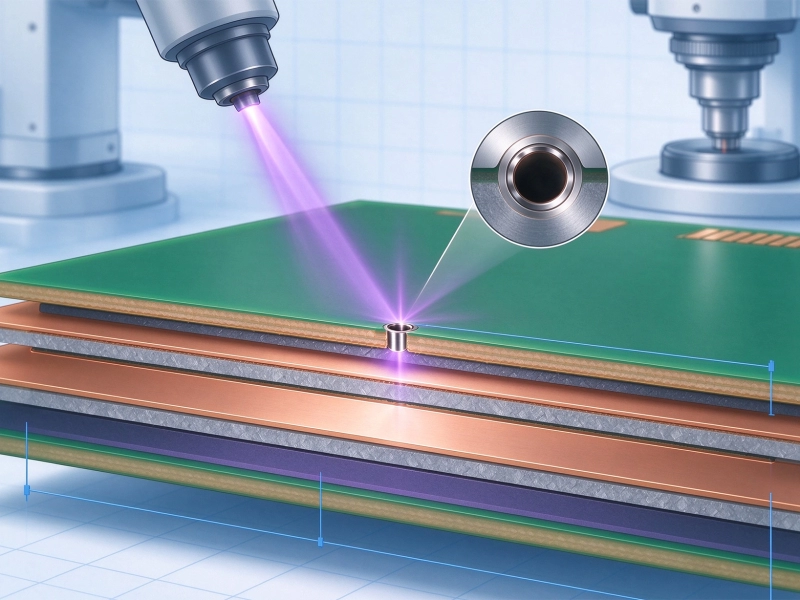 The Role of Laser Drilling in High-Precision Industrial PCB Fabrication